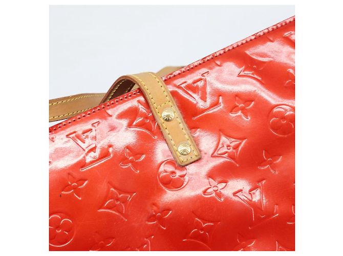 LOUIS VUITTON Monogram Vernis Reade GM Tote Bag Red M91084 LV - vista 14