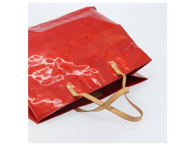 LOUIS VUITTON Monogram Vernis Reade GM Tote Bag Red M91084 LV - vista 6