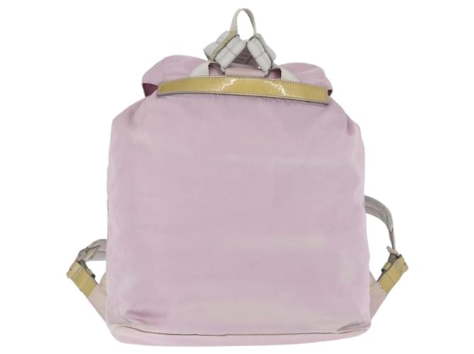 PRADA Backpack Nylon Pink Silver - vista 2
