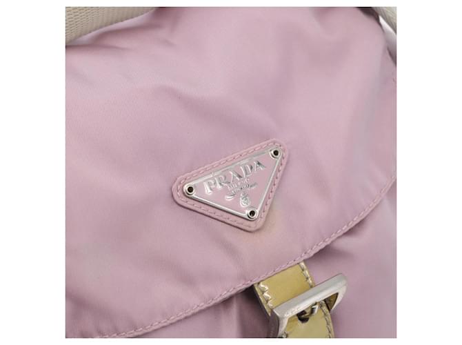 PRADA Backpack Nylon Pink Silver - vista 21