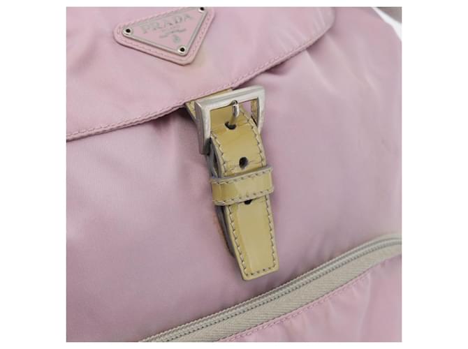 PRADA Backpack Nylon Pink Silver - vista 22