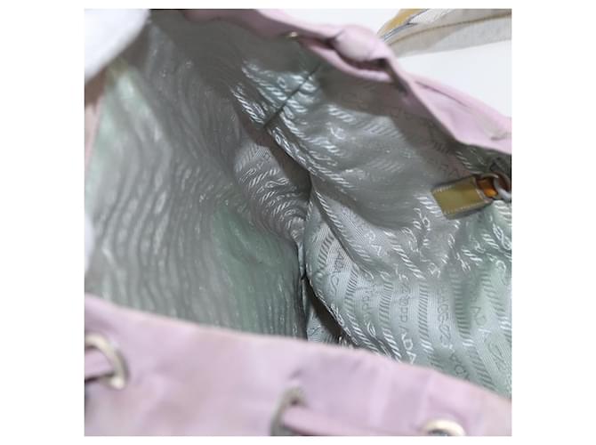 PRADA Backpack Nylon Pink Silver - vista 27