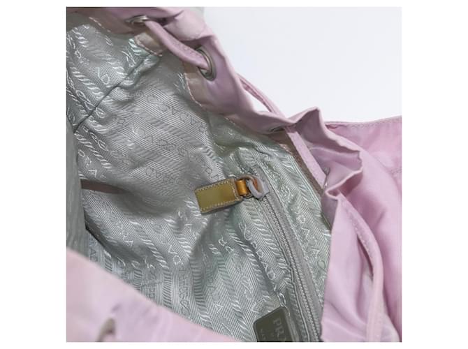 PRADA Backpack Nylon Pink Silver - vista 28