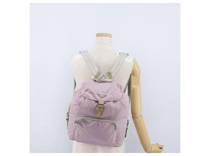 PRADA Backpack Nylon Pink Silver - vista 31