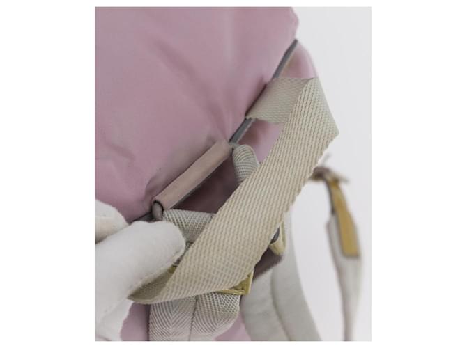 PRADA Backpack Nylon Pink Silver - vista 7