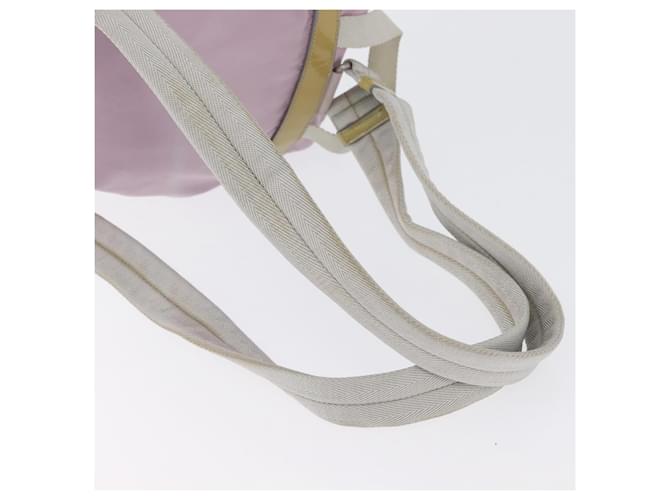 PRADA Backpack Nylon Pink Silver - vista 9