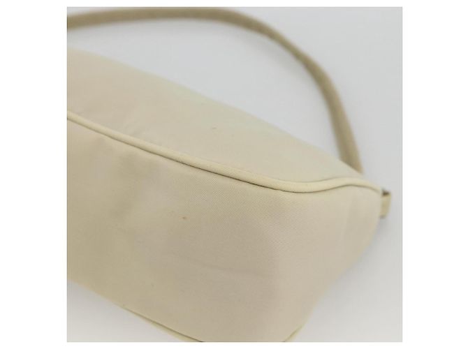 PRADA Accessory Pouch Nylon Beige Silver - vista 14