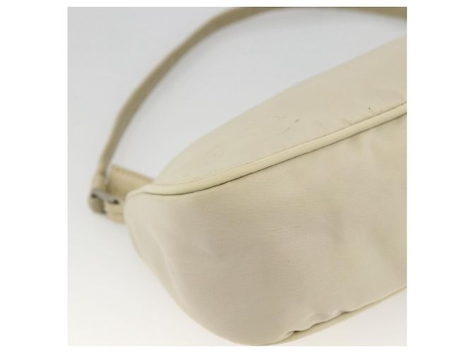 PRADA Accessory Pouch Nylon Beige Silver - vista 15