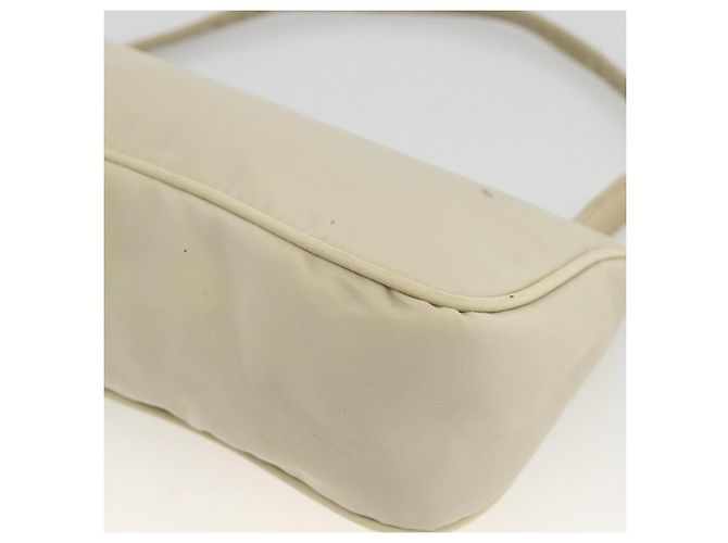 PRADA Accessory Pouch Nylon Beige Silver - vista 16