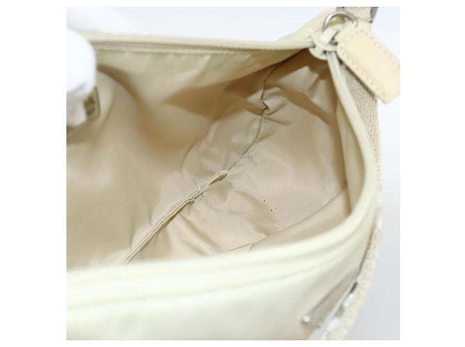PRADA Accessory Pouch Nylon Beige Silver - vista 20