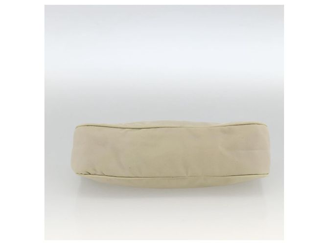 PRADA Accessory Pouch Nylon Beige Silver - vista 5