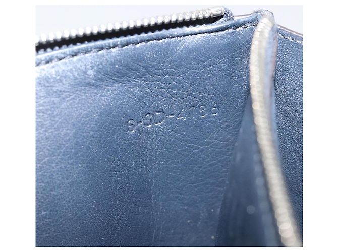 Céline CELINE Chain Shoulder Bag Leather Navy Silver - vista 12