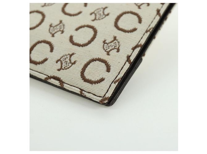 Céline CELINE C Macadam Canvas Shoulder Bag Ivory Gold - vista 17