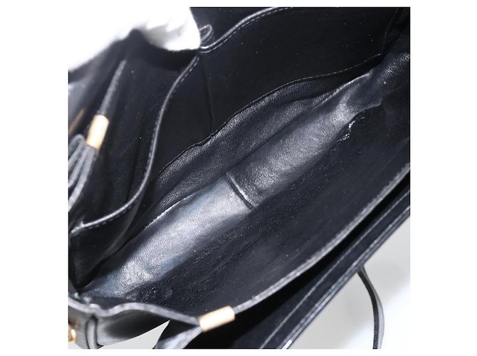 Céline CELINE Shoulder Bag Leather Black Gold - vista 12