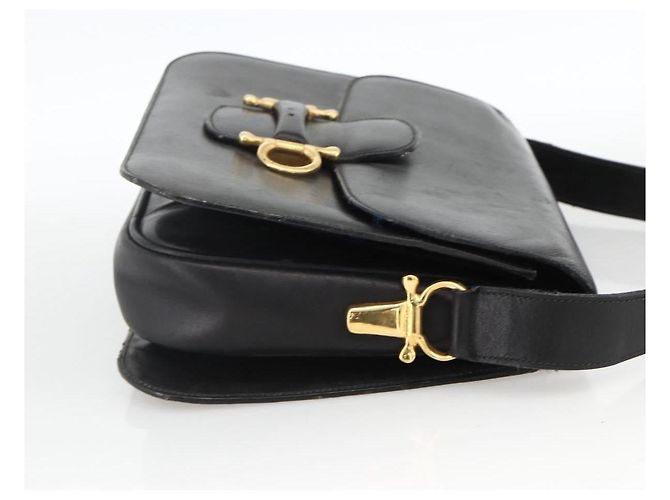 Céline CELINE Shoulder Bag Leather Black Gold - vista 4