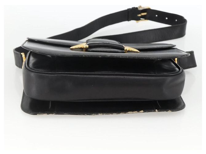 Céline CELINE Shoulder Bag Leather Black Gold - vista 5