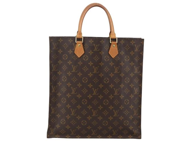 LOUIS VUITTON Monogram Sac Plat Hand Bag M51140 LV - vista 13