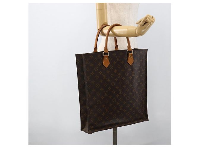 LOUIS VUITTON Monogram Sac Plat Hand Bag M51140 LV - vista 19