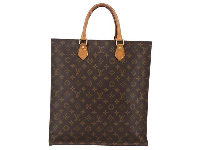 LOUIS VUITTON Monogram Sac Plat Hand Bag M51140 LV - vista 2