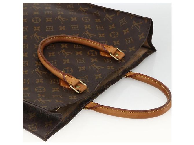 LOUIS VUITTON Monogram Sac Plat Hand Bag M51140 LV - vista 6