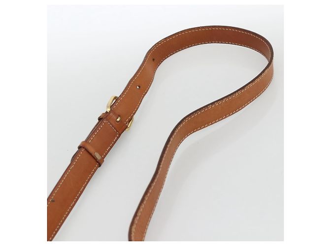 Céline CELINE Macadam Canvas Circle Shoulder Bag PVC Leather Brown Gold - vista 8