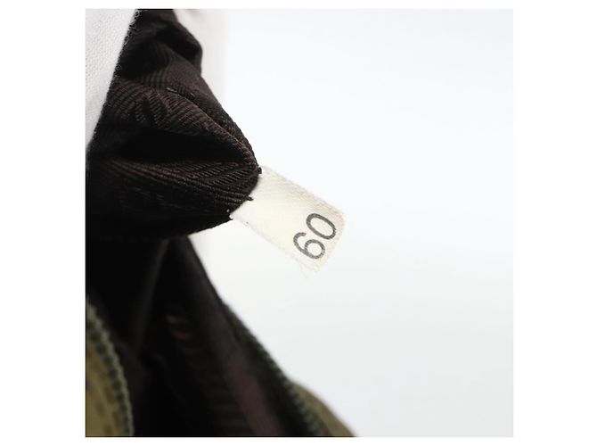 PRADA Schultertasche Nylon Khaki Silver - Ansicht 12