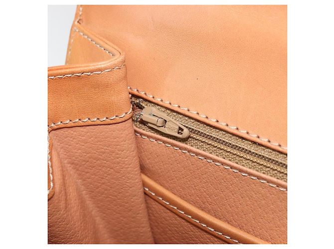 Céline CELINE Macadam Canvas Hand Bag PVC Leather Brown Gold - vista 21