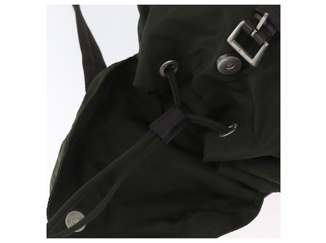 PRADA Rucksack Nylon Khaki Silver - Ansicht 10