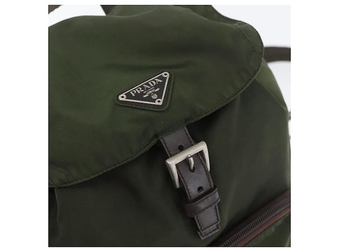 PRADA Rucksack Nylon Khaki Silver - Ansicht 21