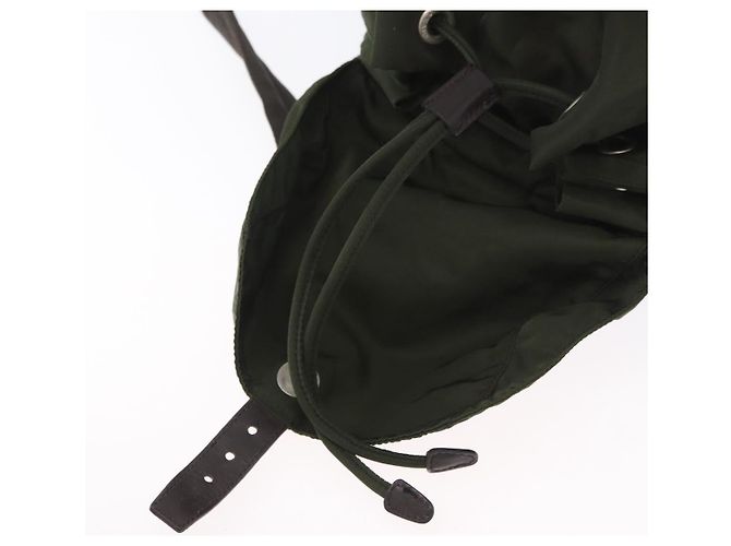 PRADA Rucksack Nylon Khaki Silver - Ansicht 23