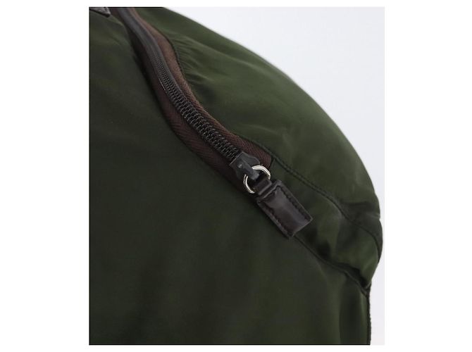 PRADA Rucksack Nylon Khaki Silver - Ansicht 24