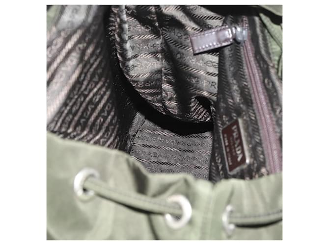 PRADA Rucksack Nylon Khaki Silver - Ansicht 27