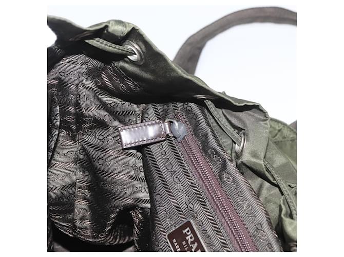 PRADA Rucksack Nylon Khaki Silver - Ansicht 28