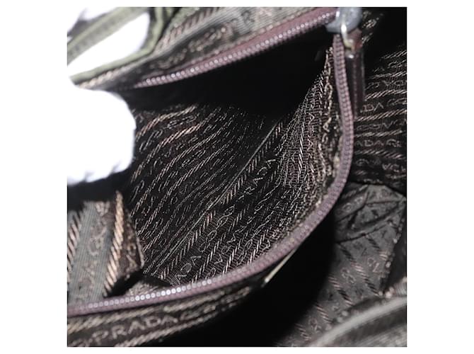 PRADA Rucksack Nylon Khaki Silver - Ansicht 29