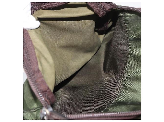 PRADA Rucksack Nylon Khaki Silver - Ansicht 30