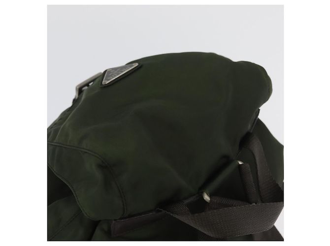PRADA Rucksack Nylon Khaki Silver - Ansicht 6