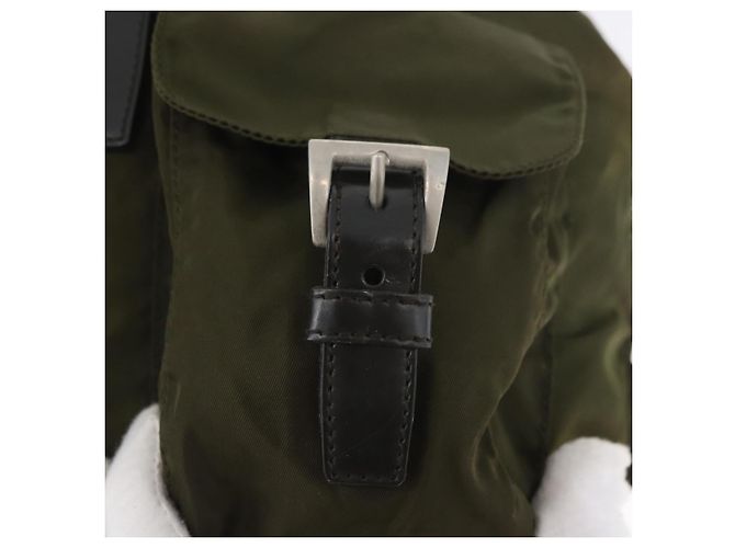 PRADA Rucksack Nylon Green Silver - Ansicht 18