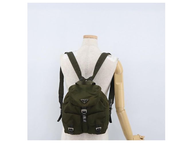 PRADA Rucksack Nylon Green Silver - Ansicht 32