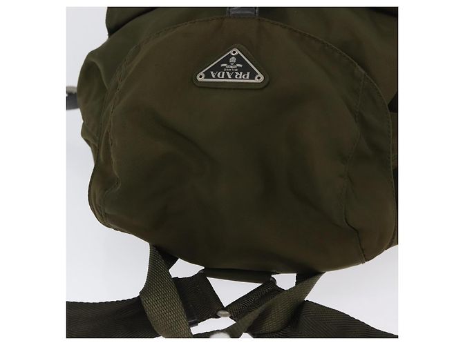 PRADA Rucksack Nylon Green Silver - Ansicht 6