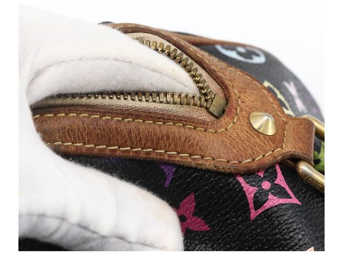 LOUIS VUITTON Monogram Multicolor Courtney MM Bag 2way Black M45642 - vista 10