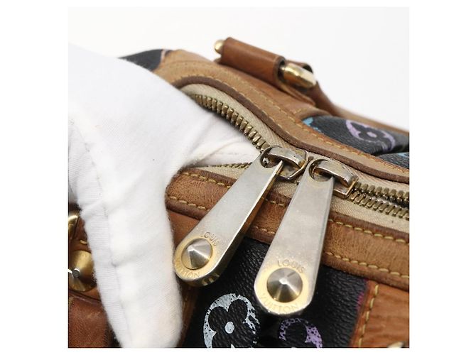 LOUIS VUITTON Monogram Multicolor Courtney MM Bag 2way Black M45642 - vista 17