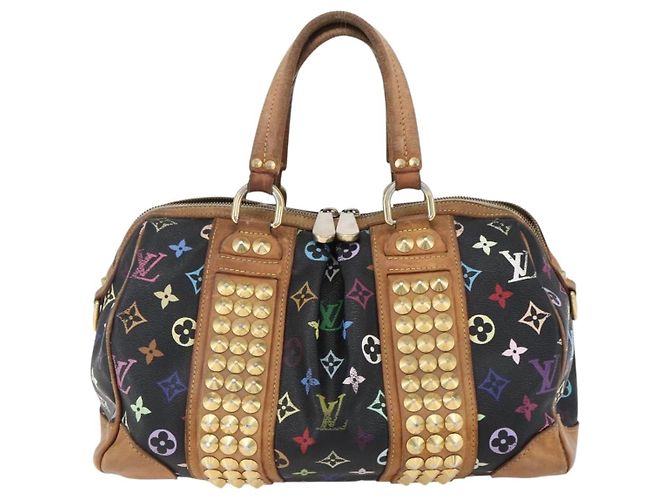 LOUIS VUITTON Monogram Multicolor Courtney MM Bag 2way Black M45642 - vista 2