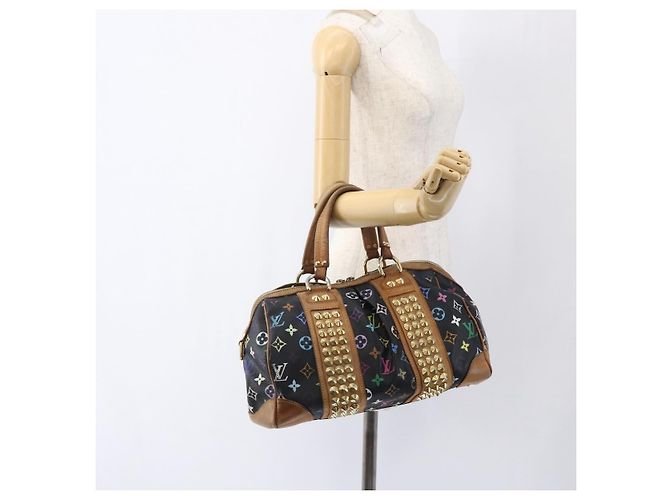LOUIS VUITTON Monogram Multicolor Courtney MM Bag 2way Black M45642 - vista 22