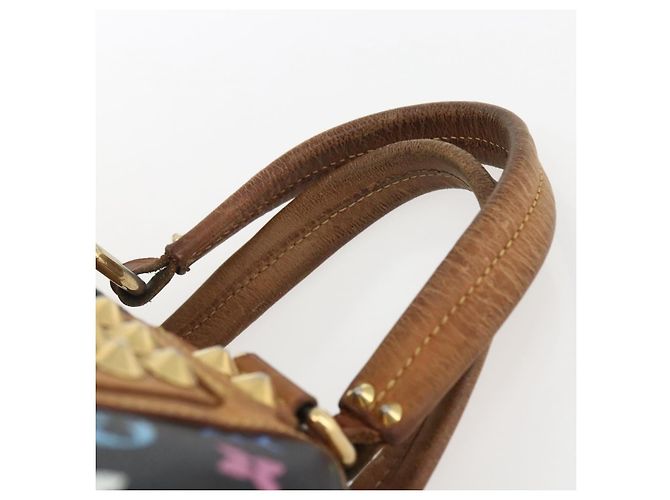 LOUIS VUITTON Monogram Multicolor Courtney MM Bag 2way Black M45642 - vista 8
