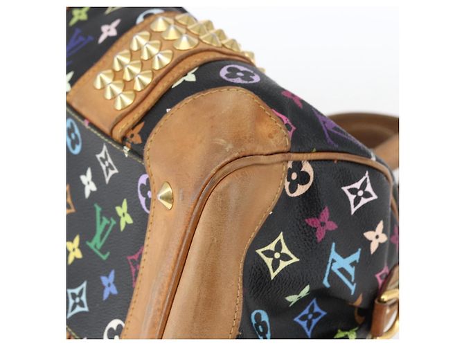 LOUIS VUITTON Monogram Multicolor Courtney MM Bag 2way Black M45642 - vista 9