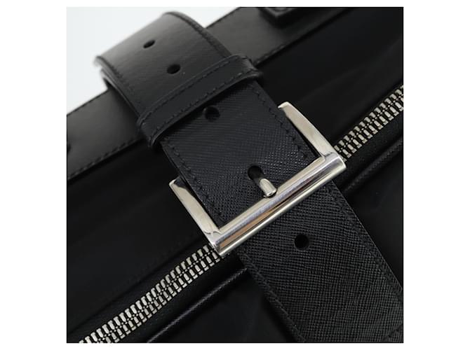PRADA Suitcase Nylon Black Silver - vista 10