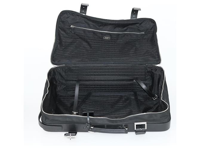 PRADA Suitcase Nylon Black Silver - vista 11