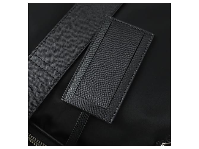 PRADA Suitcase Nylon Black Silver - vista 17