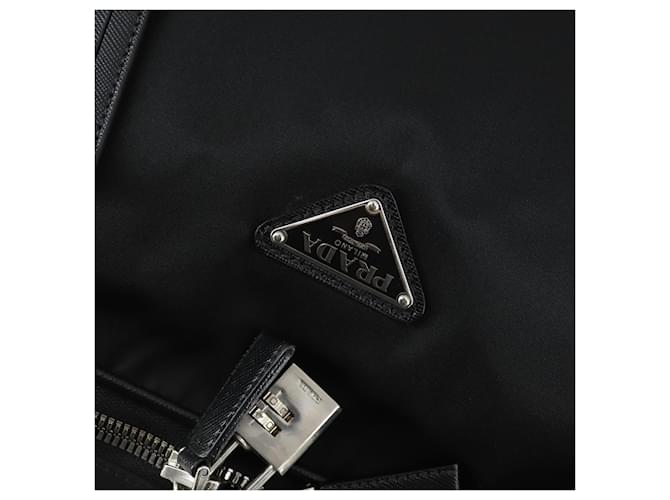 PRADA Suitcase Nylon Black Silver - vista 18