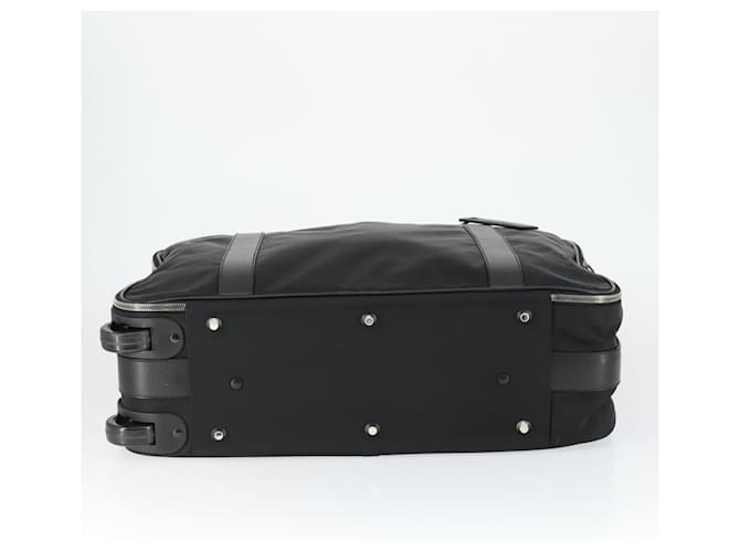 PRADA Suitcase Nylon Black Silver - vista 5